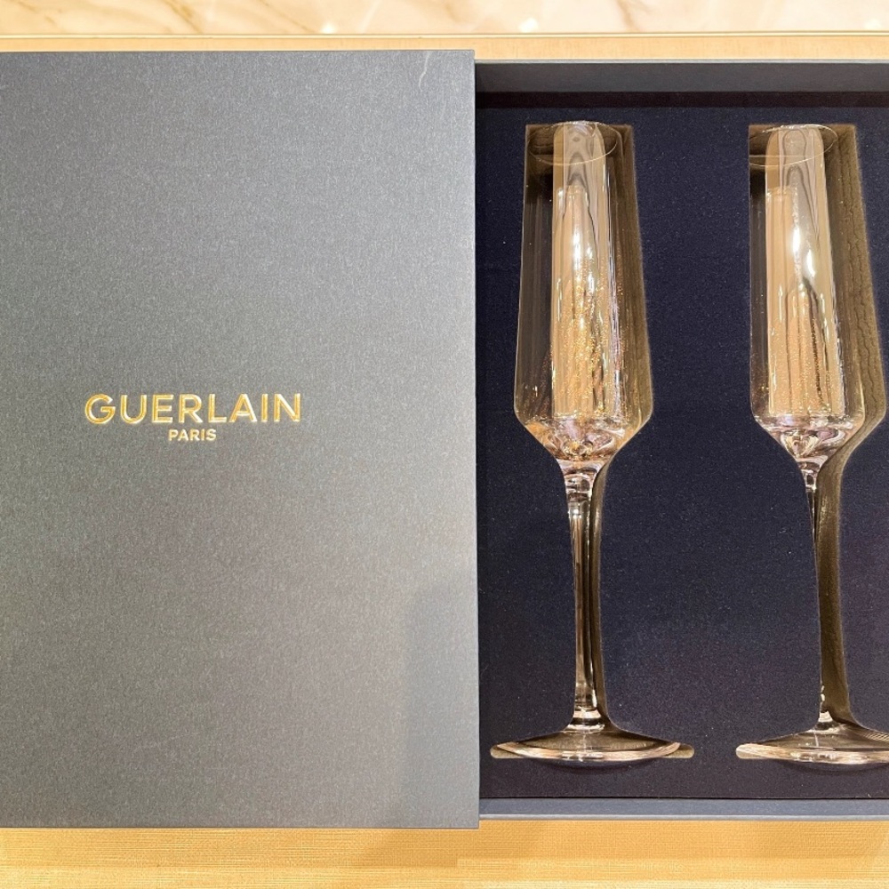 GUERLAIN  Gift Champagne Flutes Set